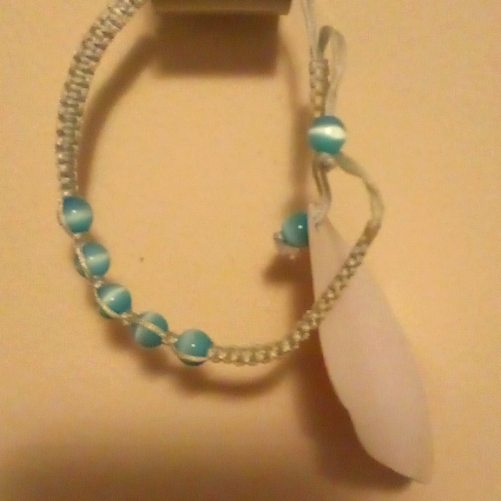 Cute beaded macrame bracelet